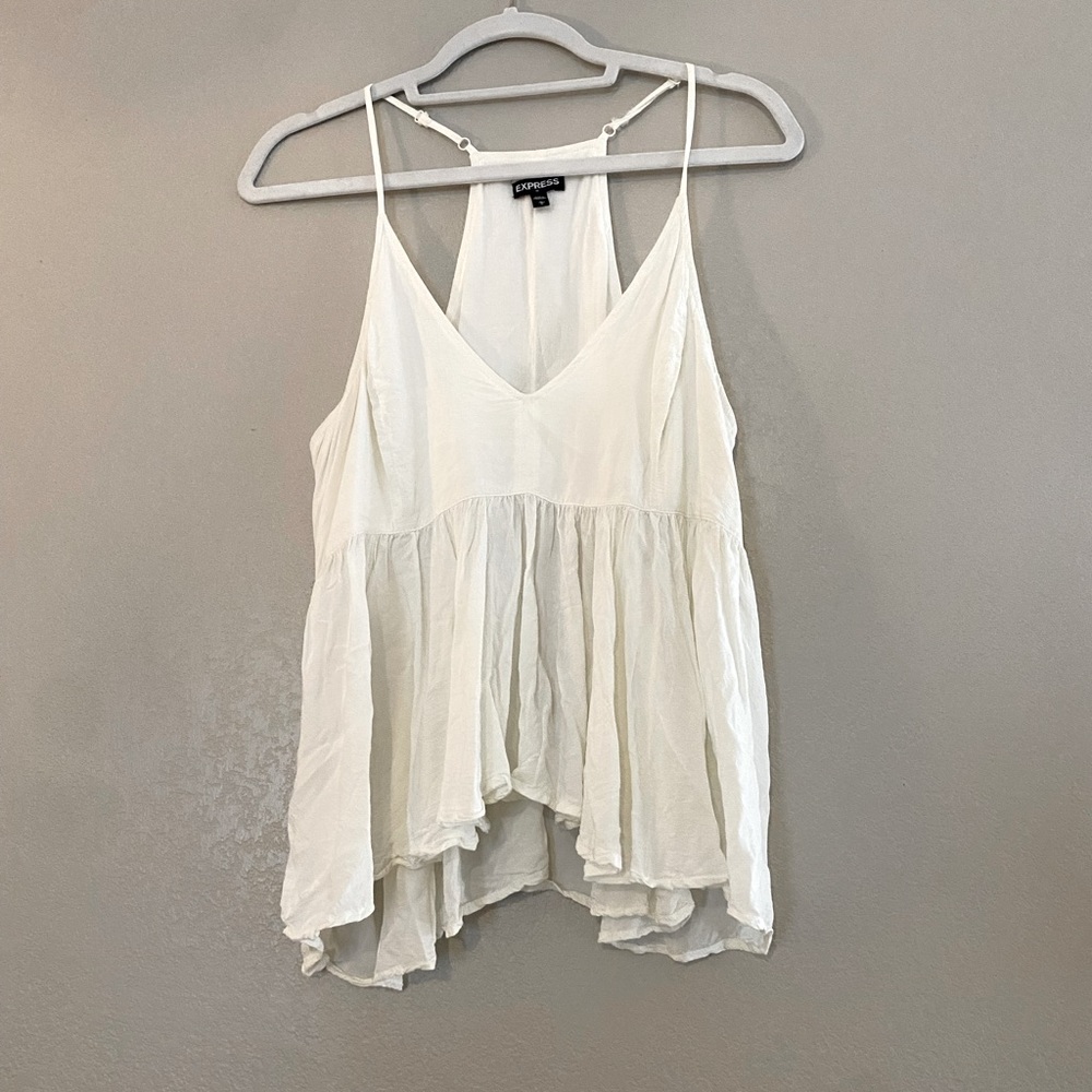 🔴SOLD🔴 Express • cream tank top